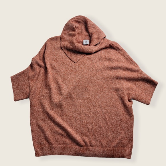 Cabi Dolman Split Cowl Neck Sweater - Picture 4 of 9